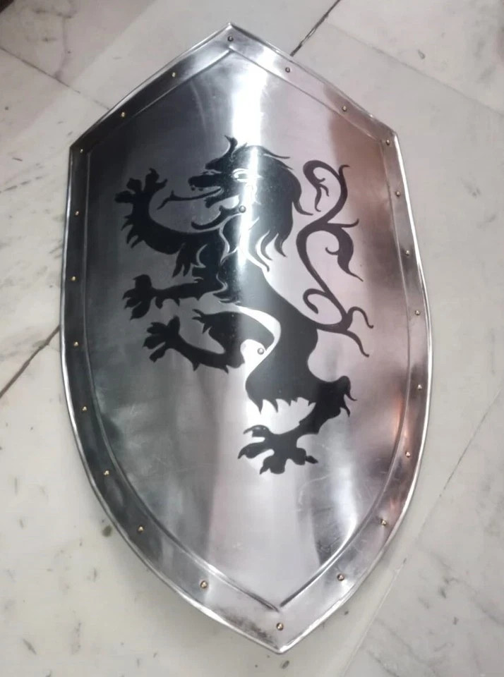 Medieval Dragon Warrior Templar Shield Medieval Knight Armor Shield
