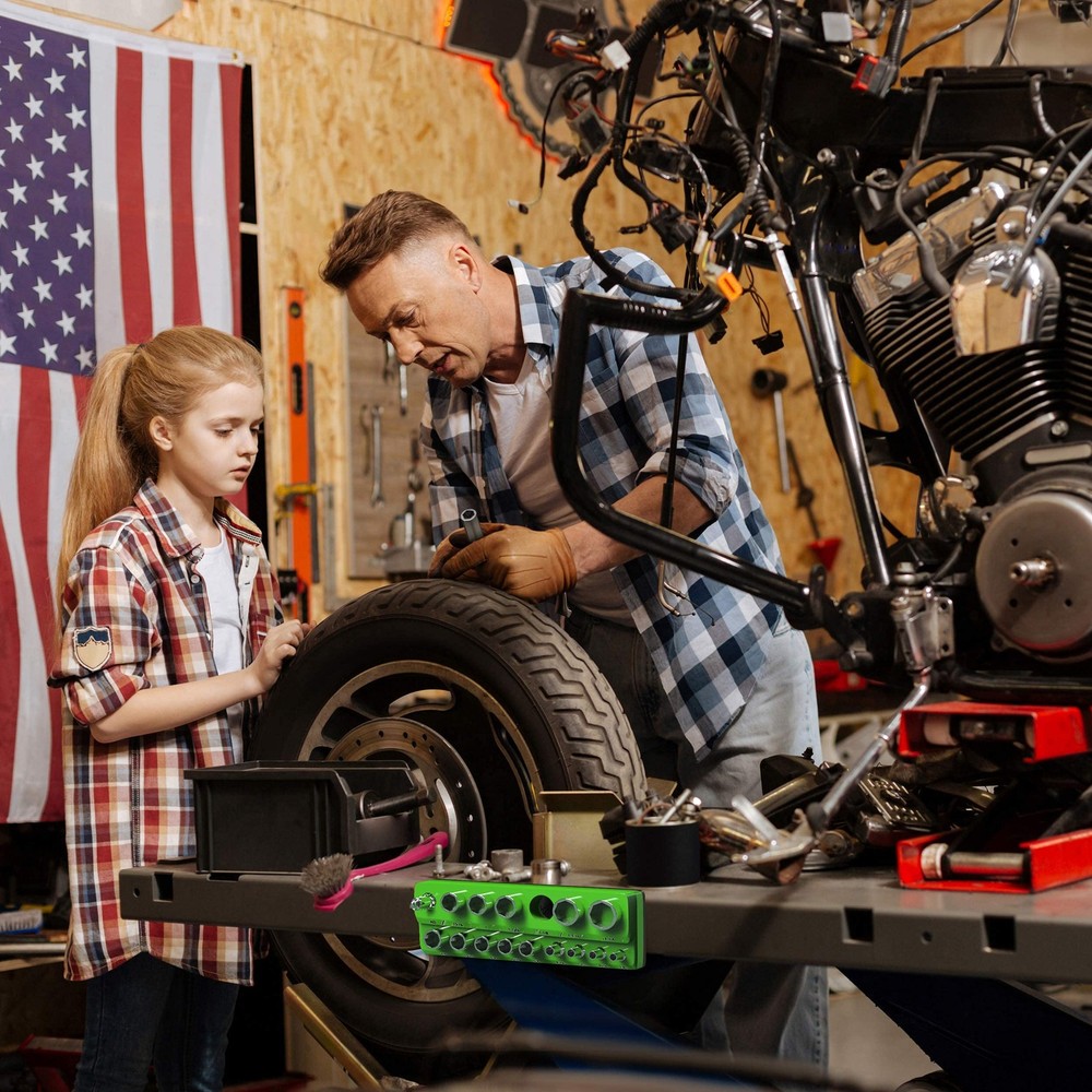 Olsa Tools Magnetic Socket Organizer | 3 Piece Socket Holder Kit | 1/2-Inch, ...