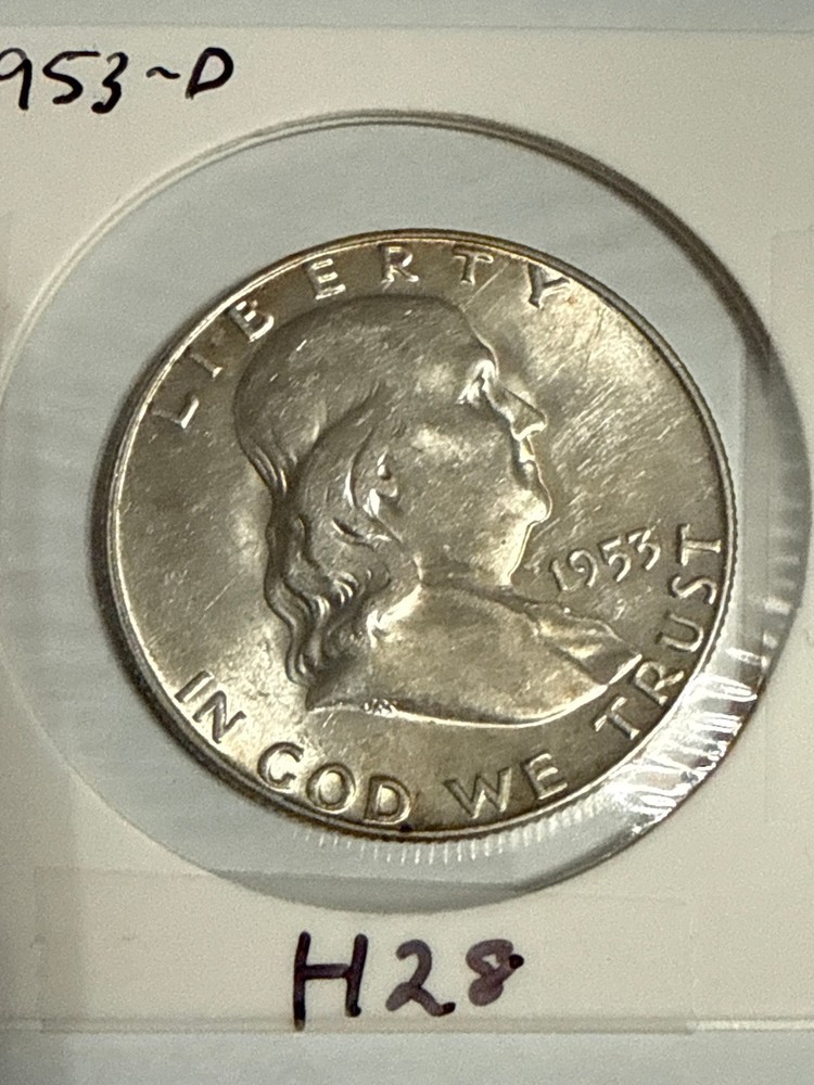 1953-D Franklin Half Dollar