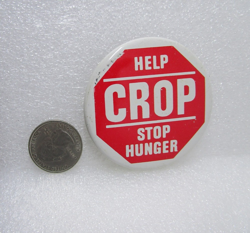 Help Crop Stop Hunger Button Pin