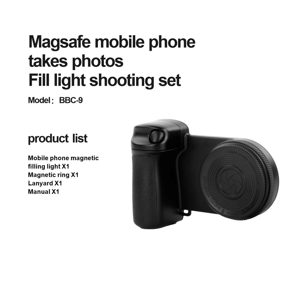 Smartphone Camera Shutter Grip Bluetooth Selfie Handle Photo Stabilizer Remote N