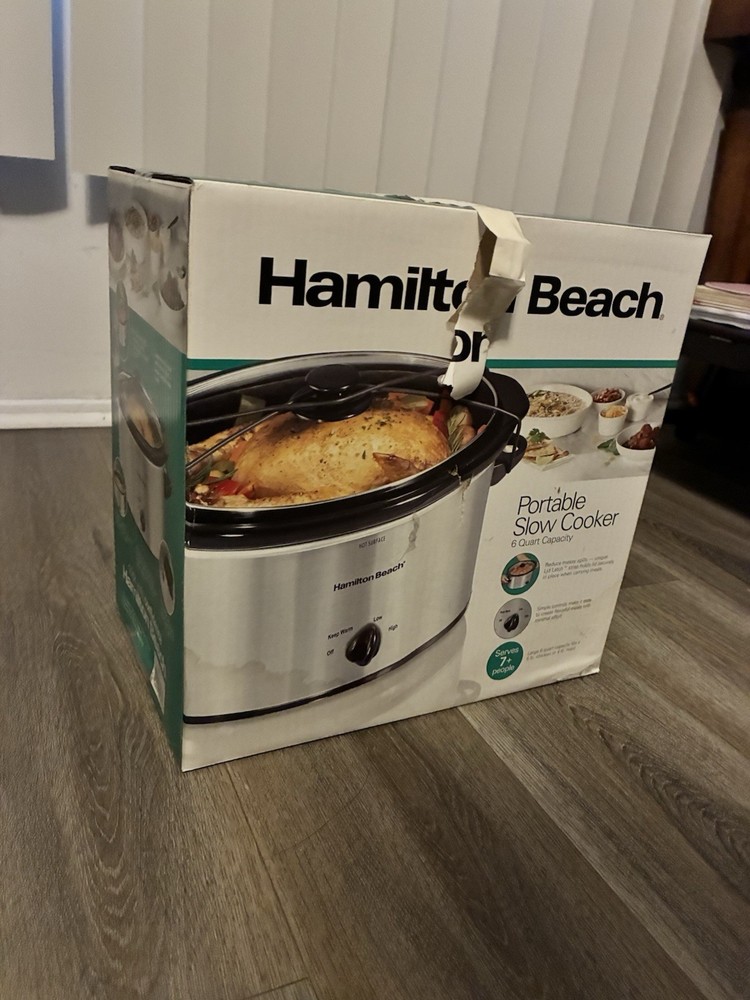 Hamilton Beach 6-quart Portable Slow Cooker 33167