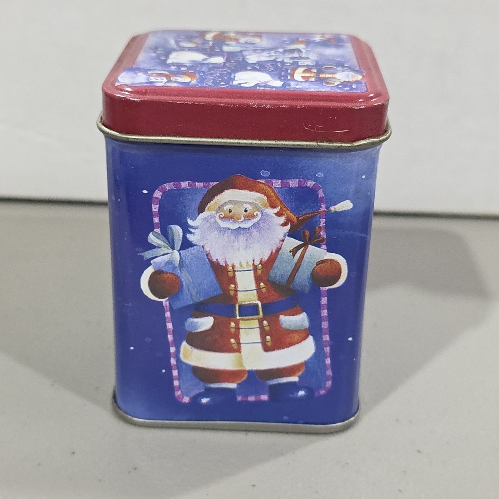 Christmas Candle In Tin