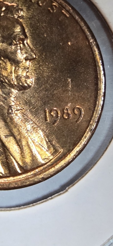 1989 Lincoln Cent With 1988 F.G.!!