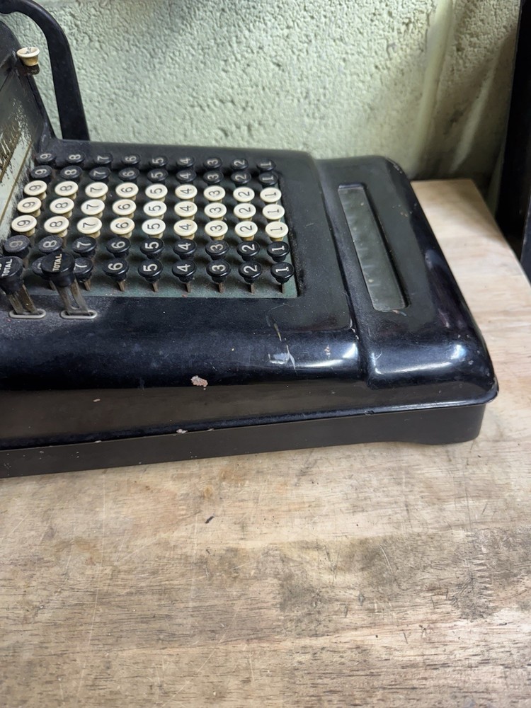Antique Burroughs Class Adding Machine Appears To Work
