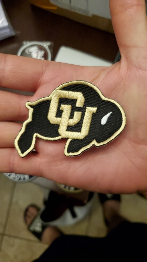 Colorado Buffaloes Patch. Fully Embroidered. Iron On Backing 3"X2"