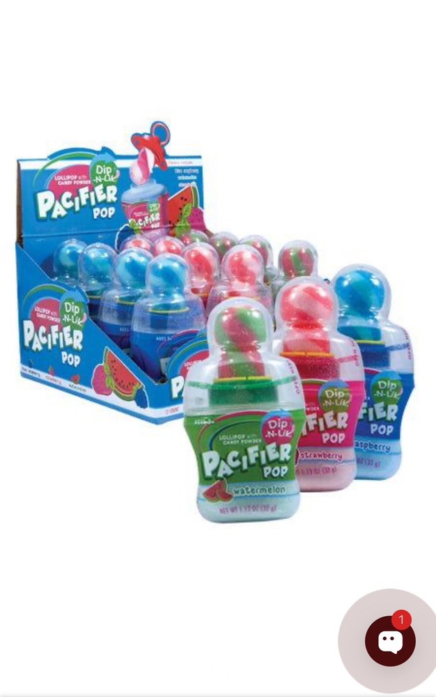 Popcifier Lolipop Dip-N-Lik Candy 12 counts