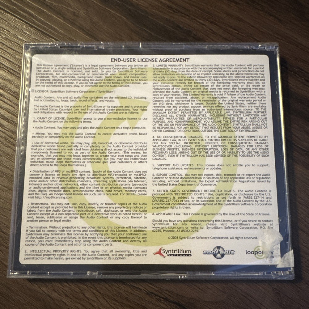 Loopology - Lounge & Reggae (2 CDRoms 2003) Syntrillium Software Brand New