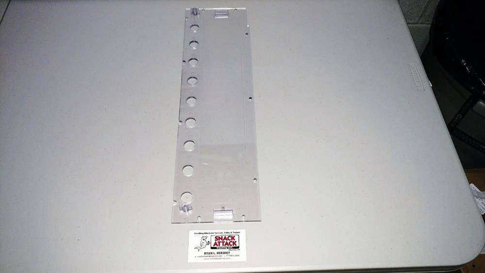 Dixie Narco 501E, 600E "Coke Front" 7, 8, 9 Selection Window Panel / Free Ship!