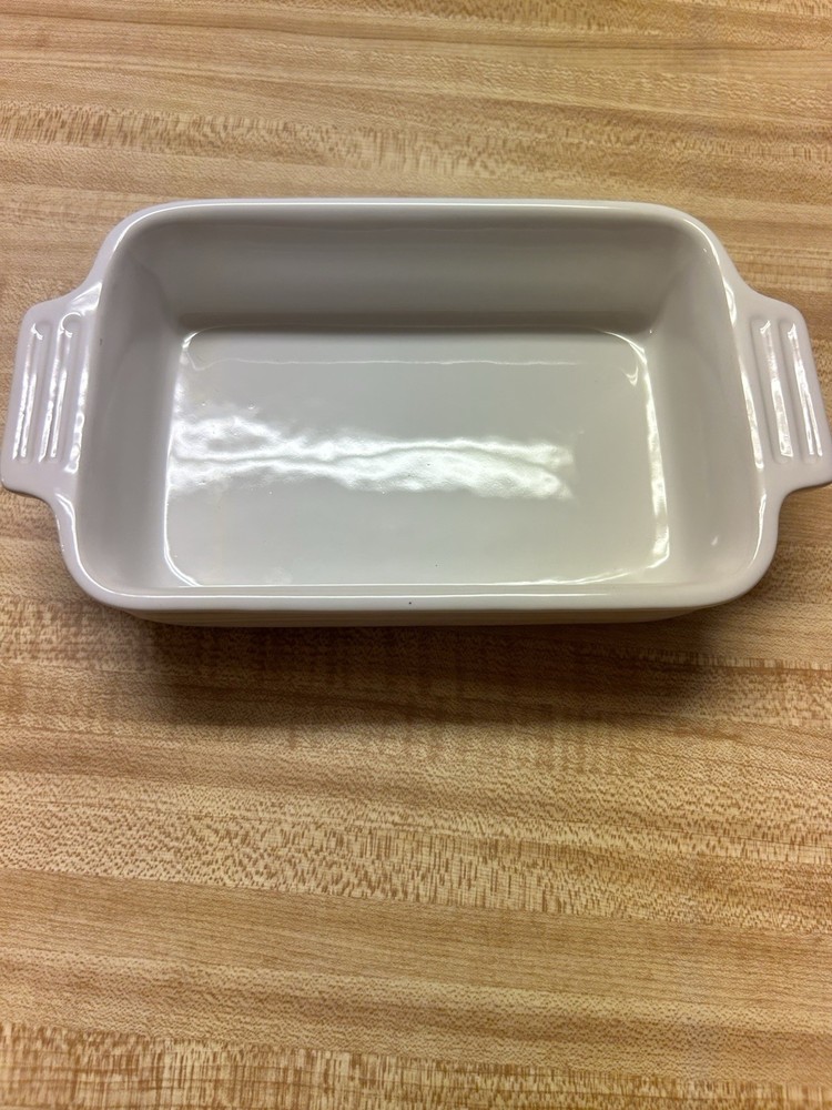 Le Creuset Stoneware Small Rectangular Baker, White