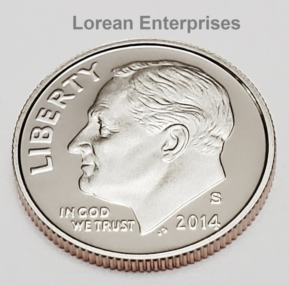 2014 S Roosevelt Dime CLAD ✼ PROOF✼