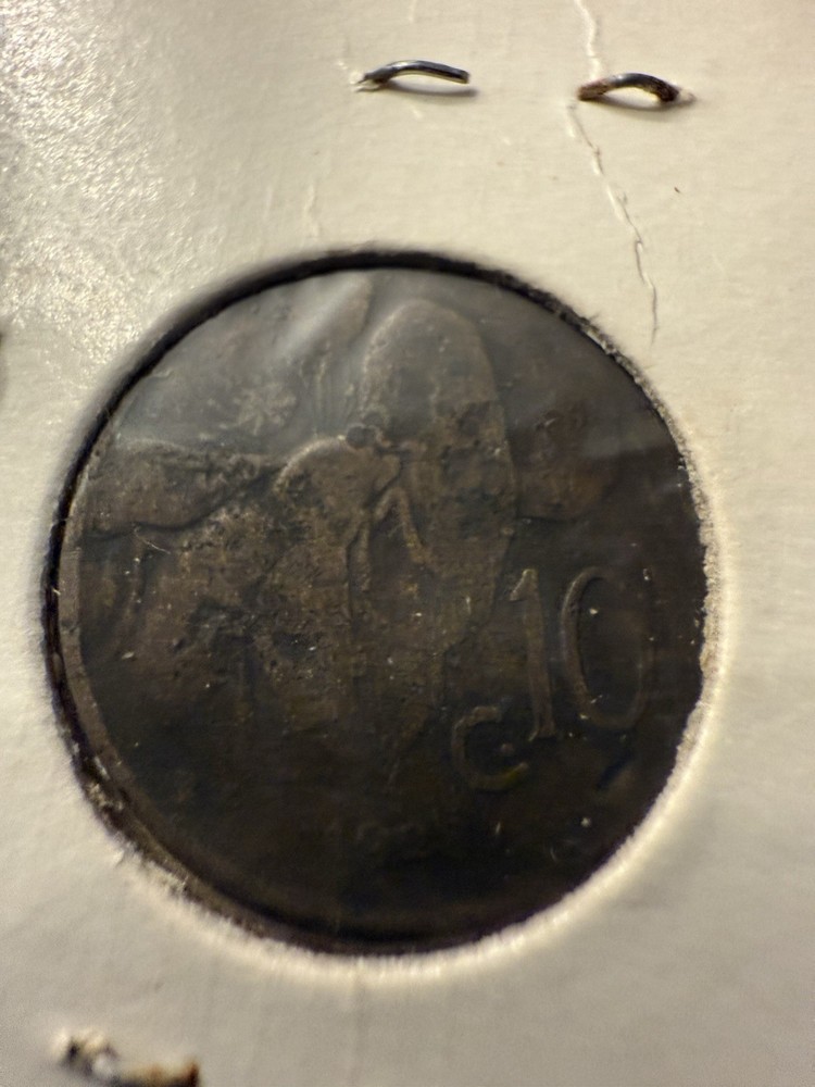 1928 Italy 10 Centesimi Coin - G