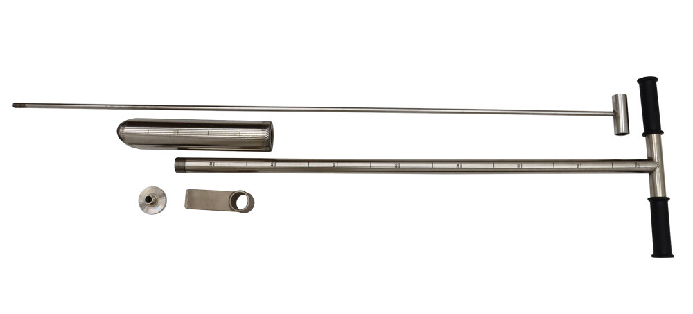 40'' Soil Sampler Probe Stainless Steel Soil Test Probe Dia. 2'' Soil Sampling