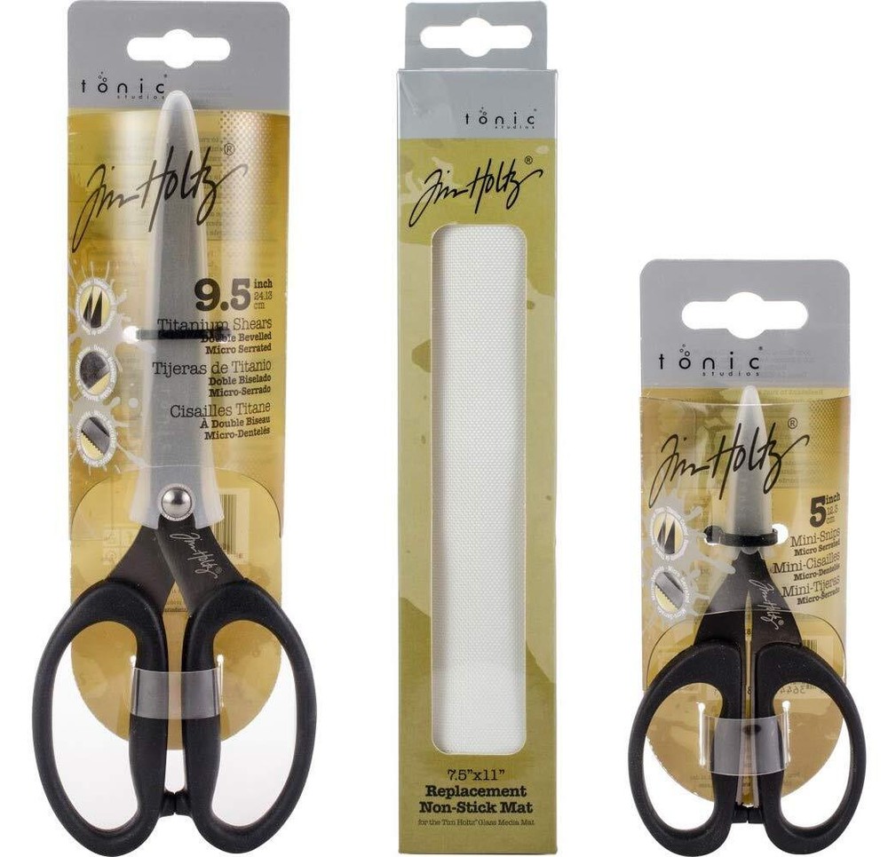 Tim Holtz Tonic Studios 2018 Tools - Replacement Non-Stick Mat & Scissors Duo -