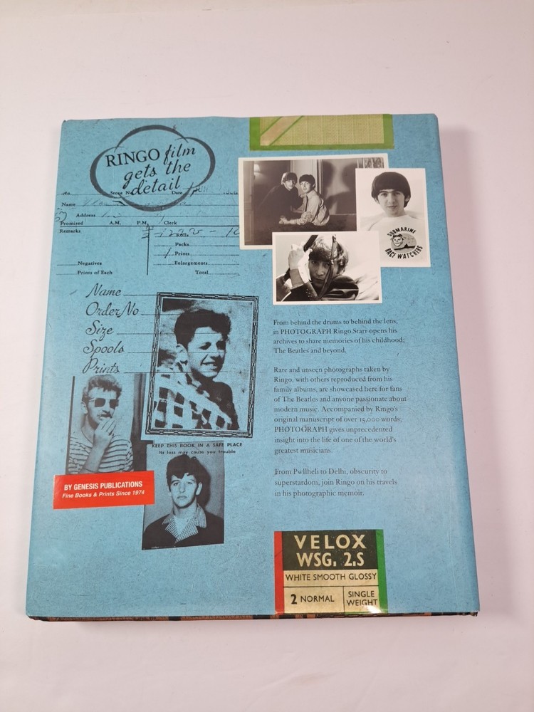 Genesis Publications PHOTOGRAPH By Ringo Starr Book