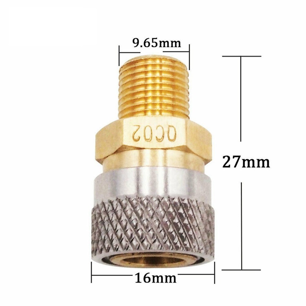 Stainless Steel Quick Connect Adaptor 1/8 Size Reliable Construction