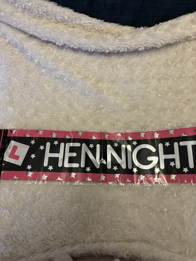 Hen Night Foil Banner 9ft