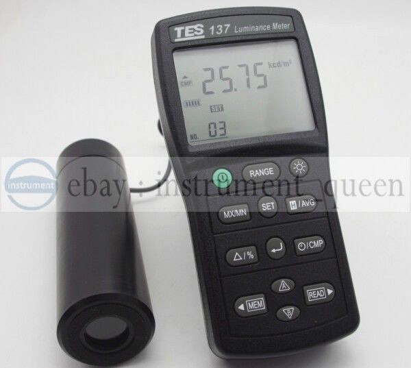 TES-137 Luminance Meter Dual Display, 4-digit LCD !!NEW!!