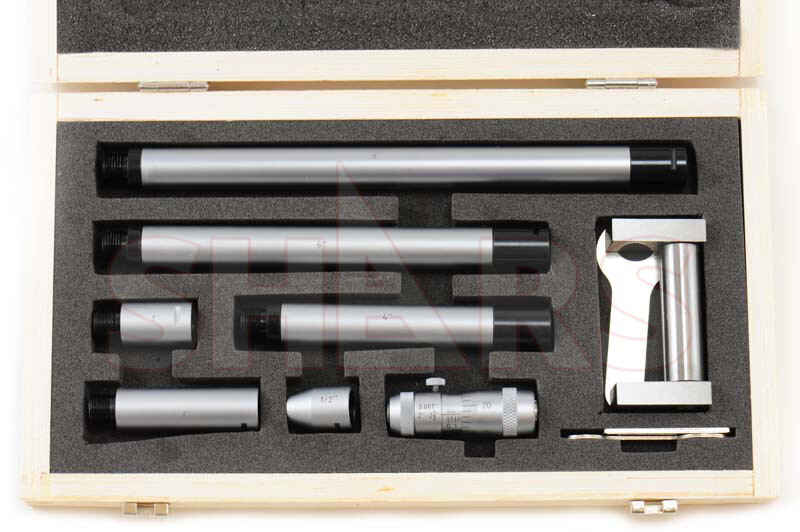 7SHARS 2-40" Inside Micrometer Set NEW R}