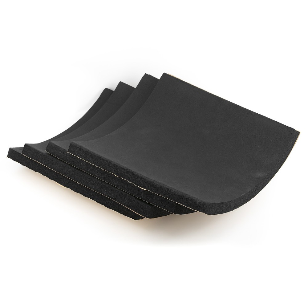 4PCS 8"x12" Black High Density Upholstery Foam Couch Mat Replacement Padding