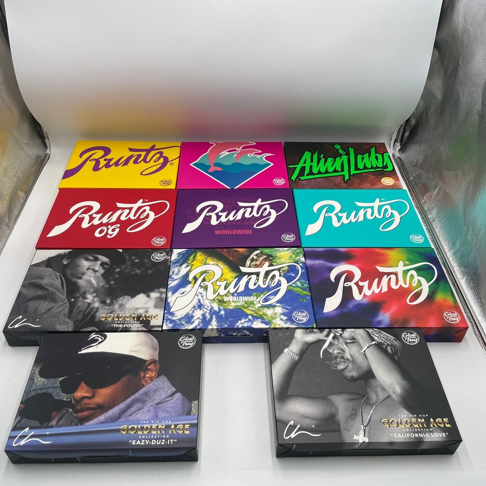 Full Box Raw Classic King Size 5 Meter Rolls with Free LED Glow Tray