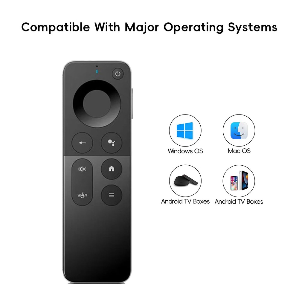 Bluetooth Air Mouse Remote Keyboard - 2.4G Wireless Combo for Android TV, PC