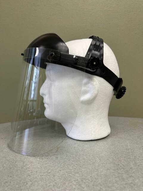 Face Shield extra wide with ratchet adjustment