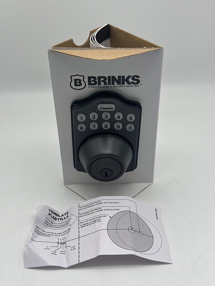 Brinks Digital Deadbolt 2780-150 New Open Box