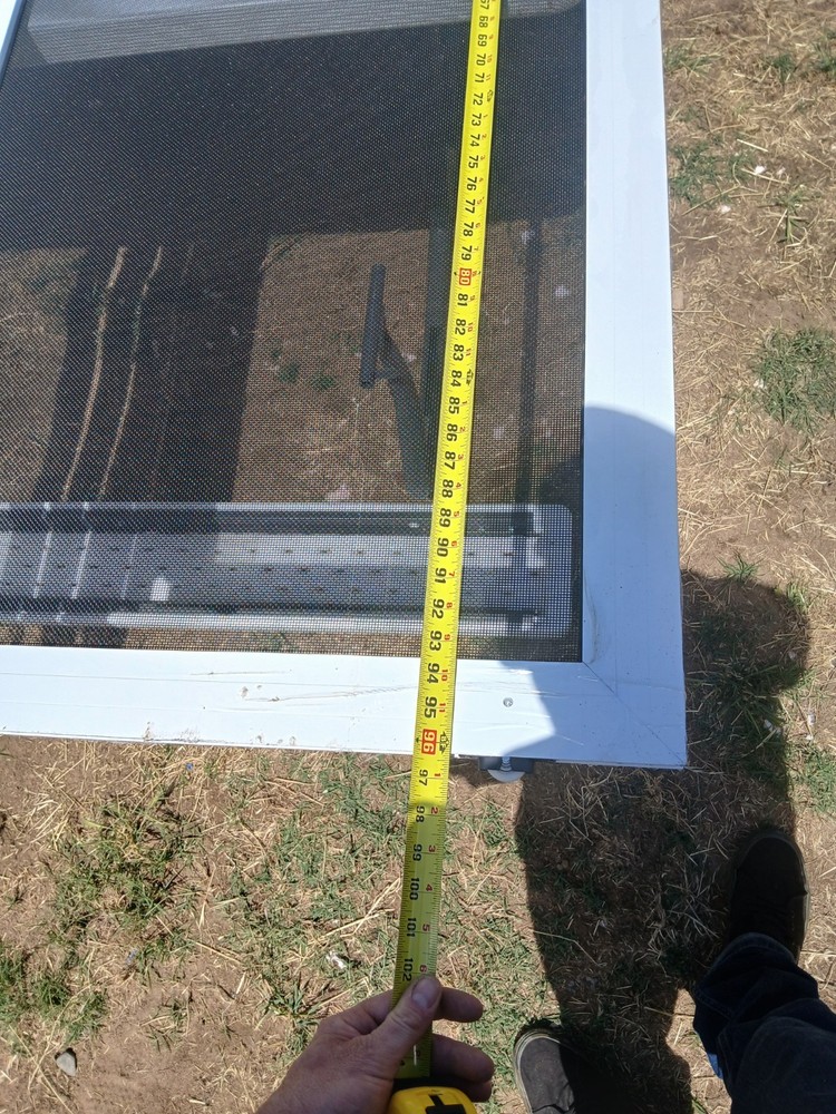 Meshtec Ultimate Patio 2 Panel Security Screen Door 96x60