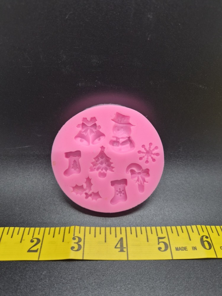 Winter Christmas Pink Silicone Mold Set