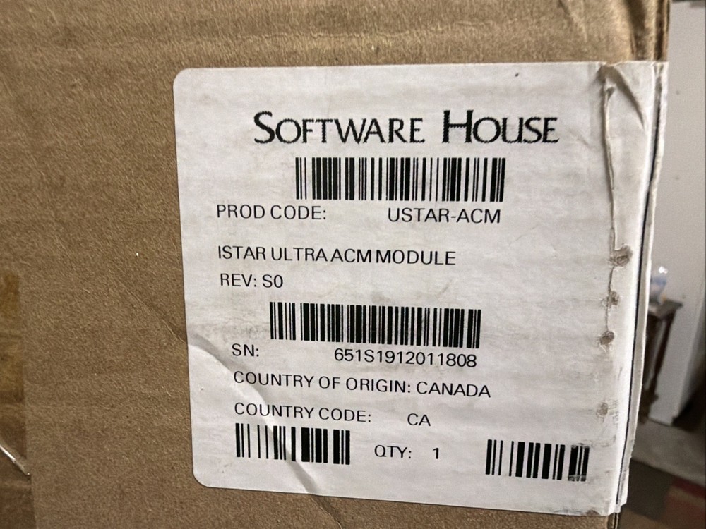Software House USTAR-ACM iSTAR Ultra 8-Reader Access Control Module Board