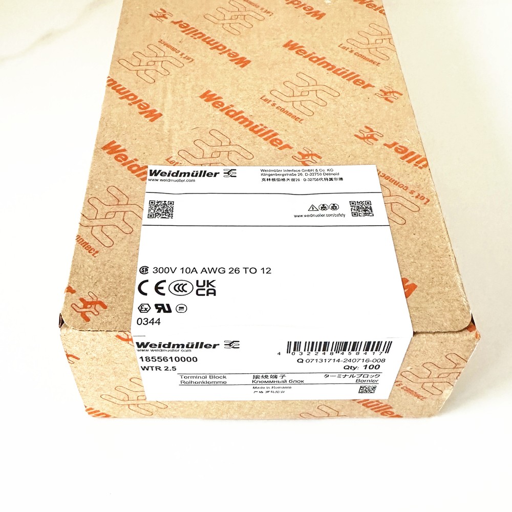 100pcs Terminal switch type WTR 2.5 1855610000