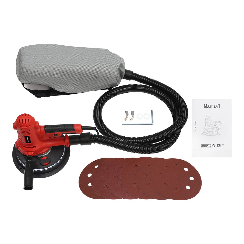 Electric Drywall Sander 1200W Variable Speed Sanding Machine w/ Led light strip