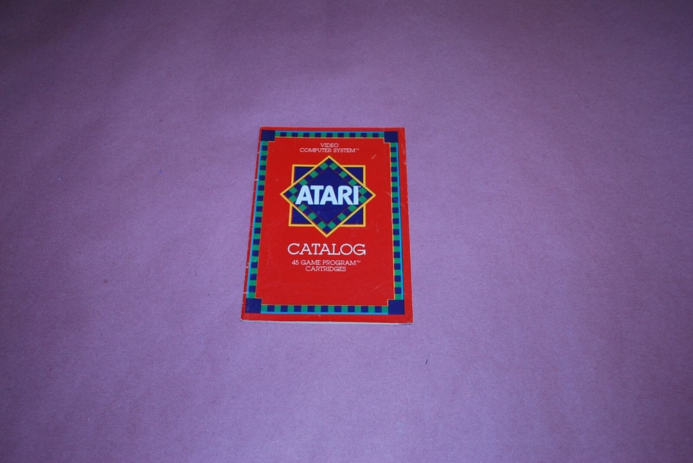 ATARI CATALOG 45 GAME PROGRAM CARTRIDGES