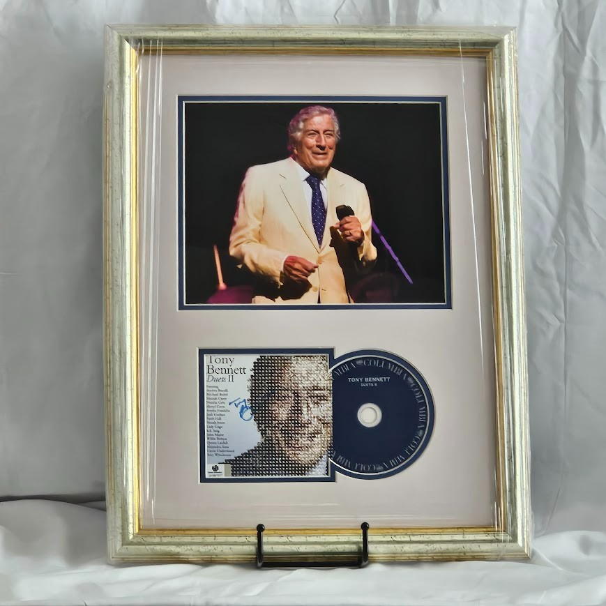 Tony Bennett Autographed Signed CD Duets II Framed  COA