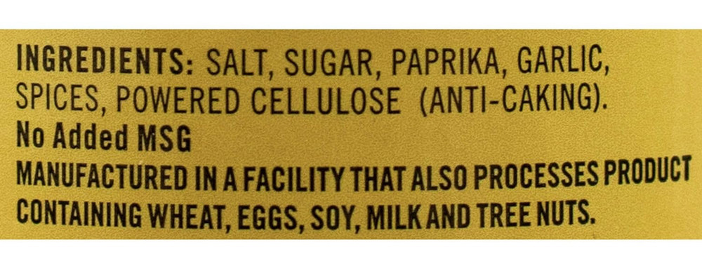 Seasoning Salt, No Msg, 42 Oz