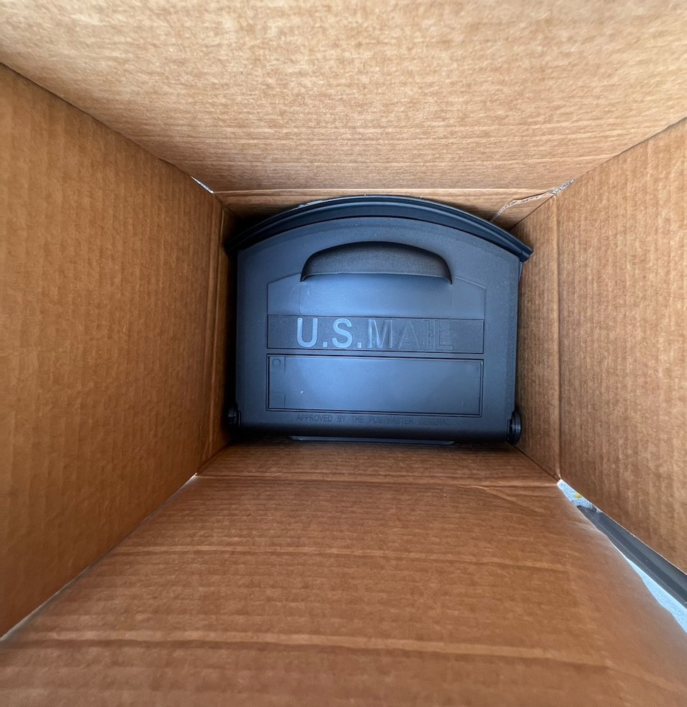 Gibraltar Mailboxes GMB515BAM Patriot Rural Mailbox, Plastic