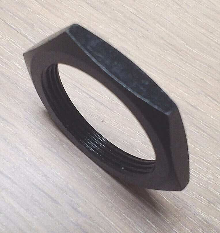 Red line OVERSIZED one piece crank outer crank LOCK NUT nos