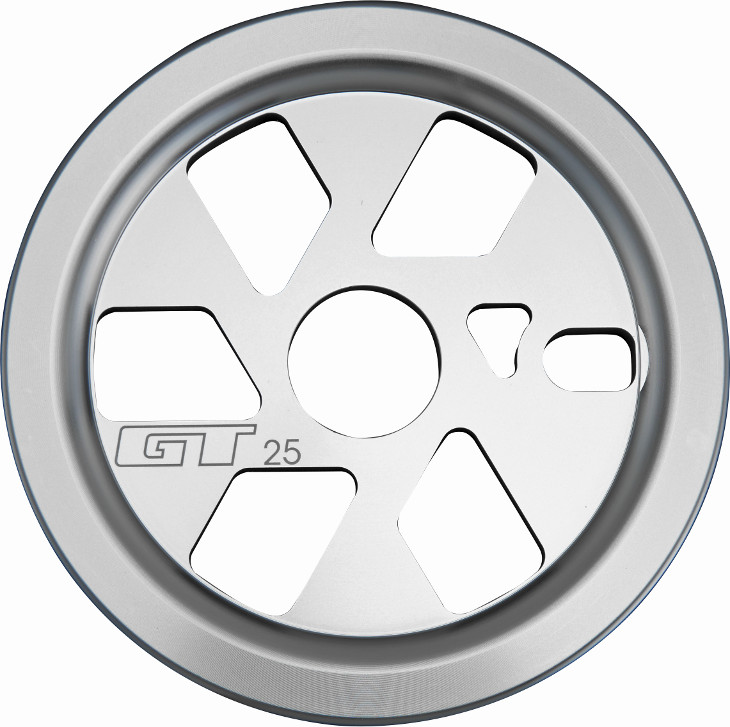 Power Guard CNC Chainring -Silver