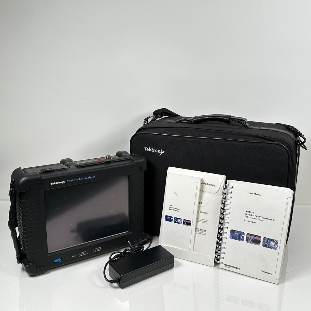 Tektronix Y400 NetTek Analyzer & Interference Analyzer w/ YBT250, YBA250 Opt: 88