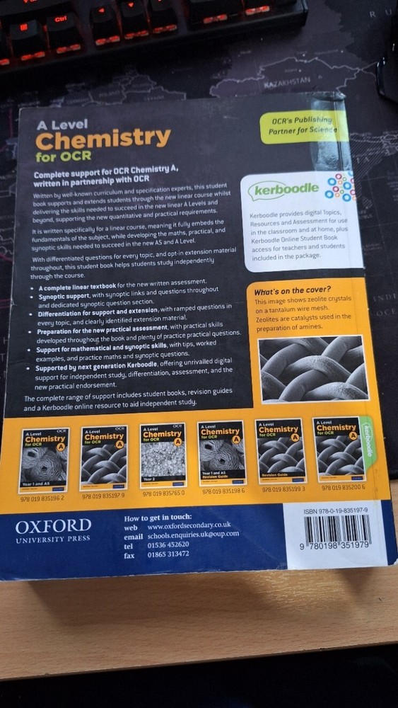 ocra a level chemistry textbook