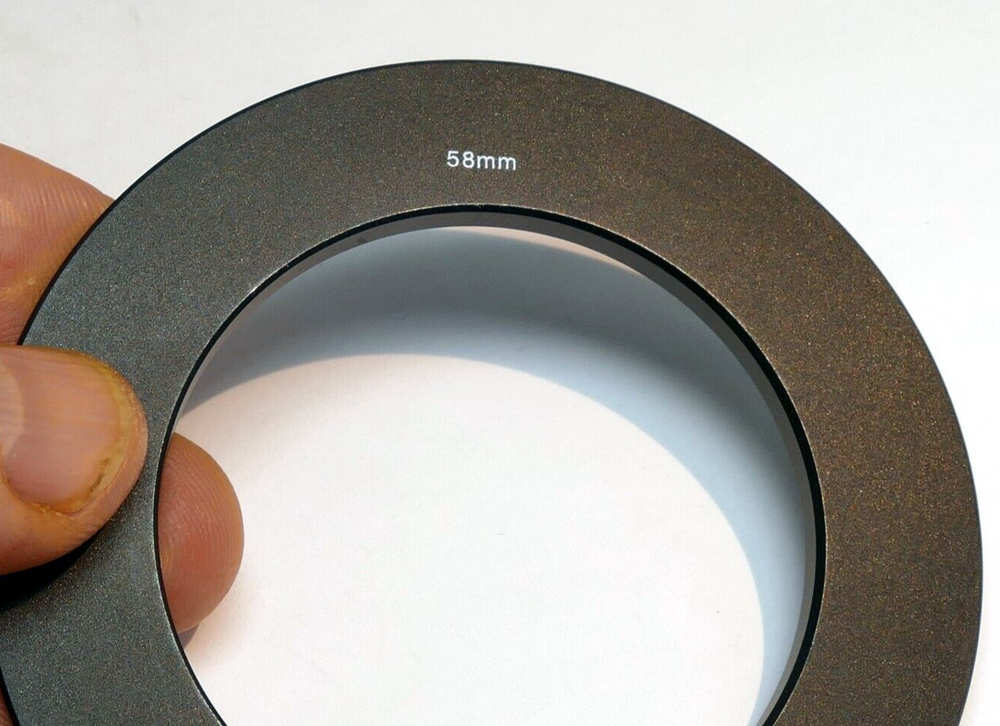 58mm Adapter Ring for Square holder Cokin size Medium P threaded for 18-55mm IS