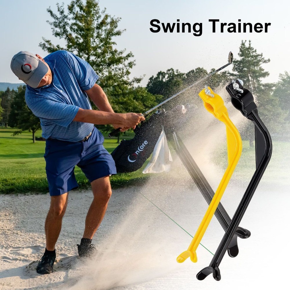 Beginner Golf Practice Swing Trainer Gesture Wrist Alignment Training Aid Tool