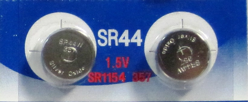 2 Pcs 357 303 SR44 Silver Oxide Button Cell Battery