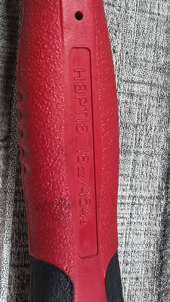 Snap-on Tools USA 16 oz Plastic Tip Hammer (Red) HBPT16