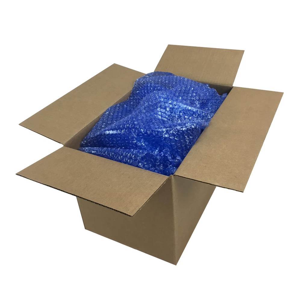 Small Bubble Blue Wrap 60' x 12" Perforated Every 12"