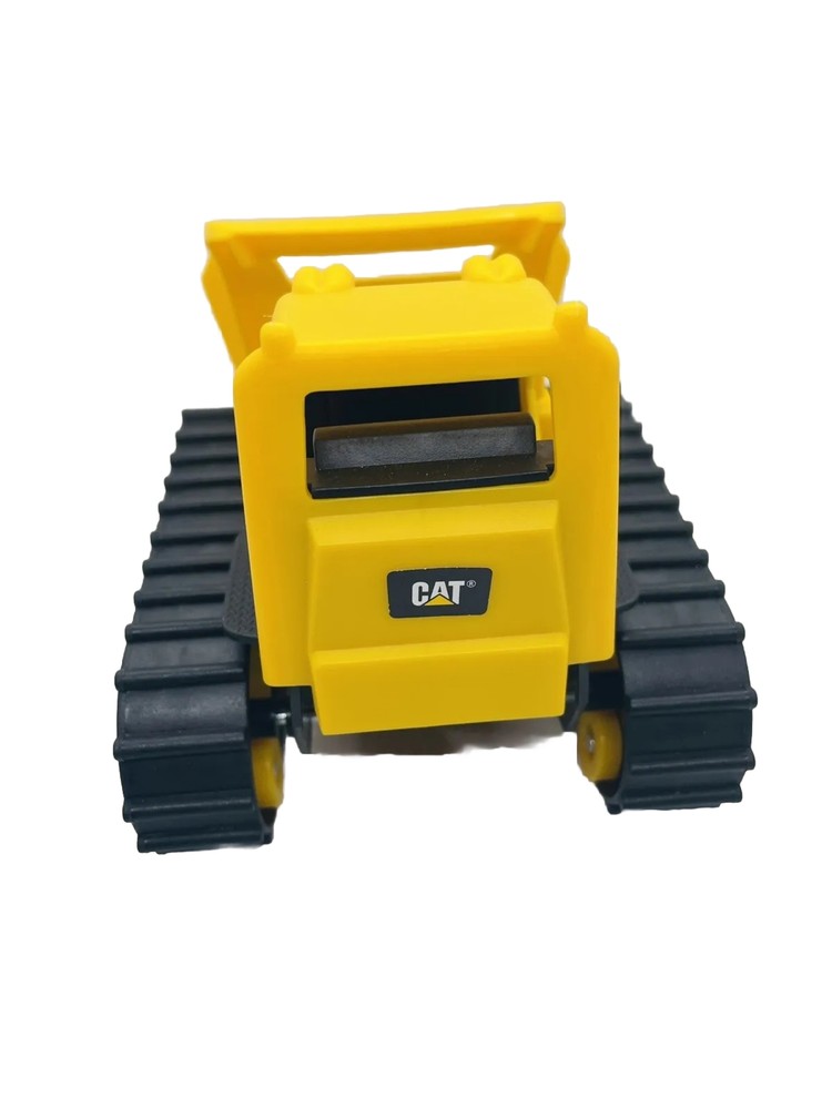Cat Plastic Tractor Yellow Black Construction Vehicle Bulldozer