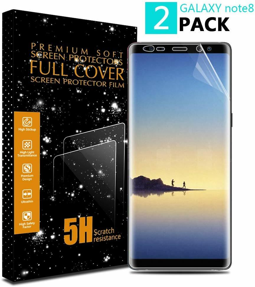 2-Pack HYDROGEL Screen Protector Samsung Galaxy S23 S20 Ultra S10 S8 S9+ Note 20