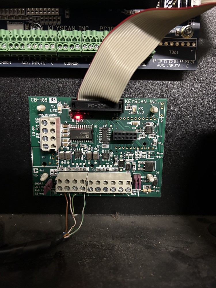Keyscan Access Control CB-485 R6 with Ribbon Cable