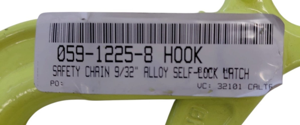 DBI Sala 9/32" Self Locking Swivel Hook Safety Chain Alloy Steel #059-1225-8